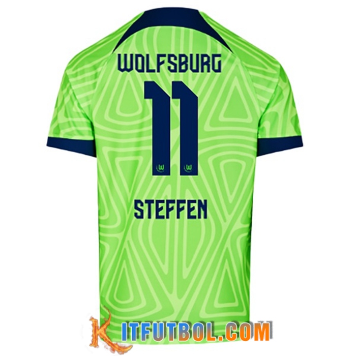 Camisetas De Futbol Vfl Wolfsburg (STEFFEN #11) 2022/23 Primera