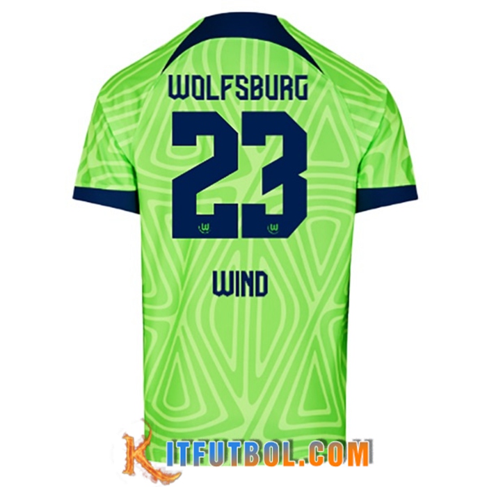 Camisetas De Futbol Vfl Wolfsburg (WIND #23) 2022/23 Primera