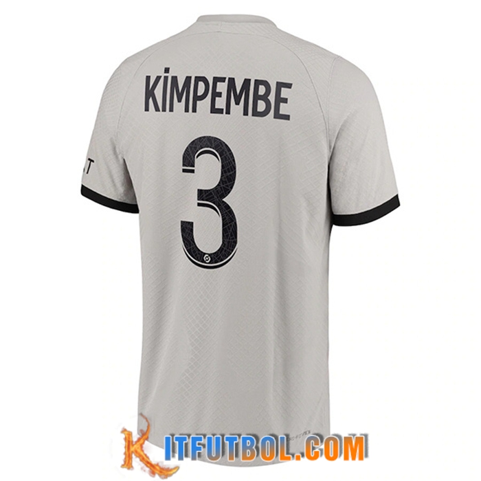 Camisetas De Futbol PSG (KIMPEMBE #3) 2022/23 Segunda