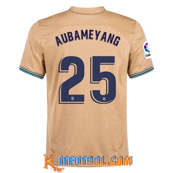 Camisetas De Futbol FC Barcelona (AUBAMEYANG #25) 2022/23 Segunda
