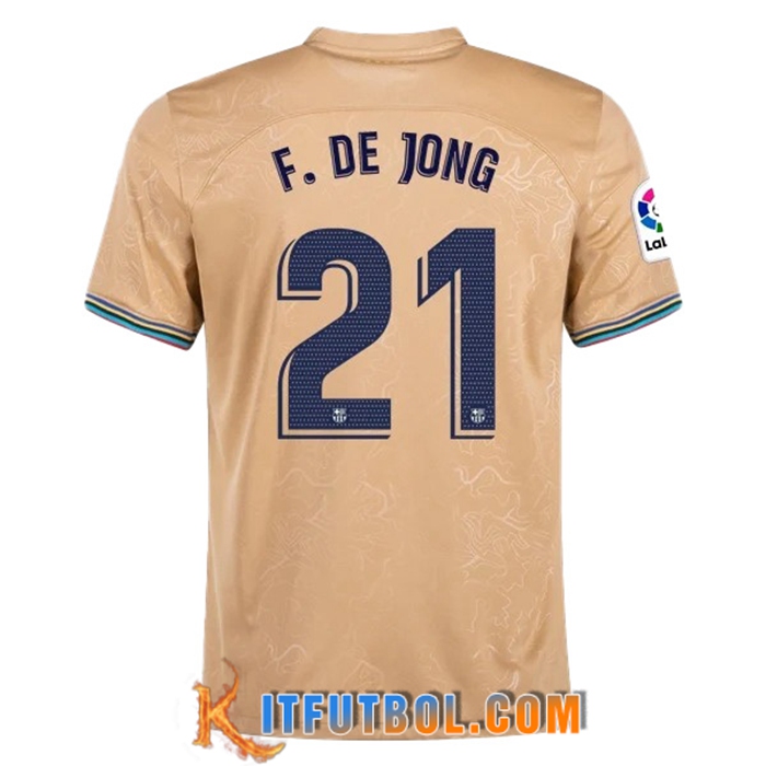 Camisetas De Futbol FC Barcelona (F.DE JONG #21) 2022/23 Segunda