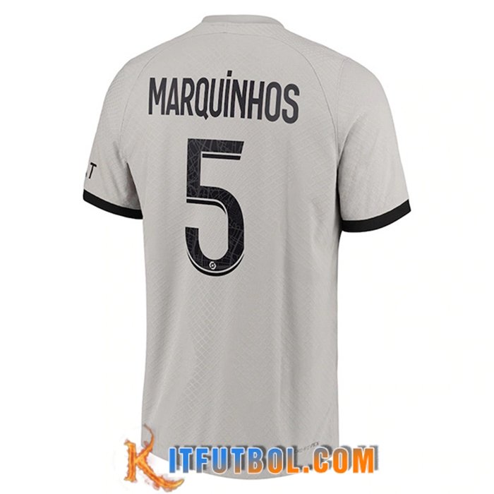 Camisetas De Futbol PSG (MARQUINHOS #5) 2022/23 Segunda