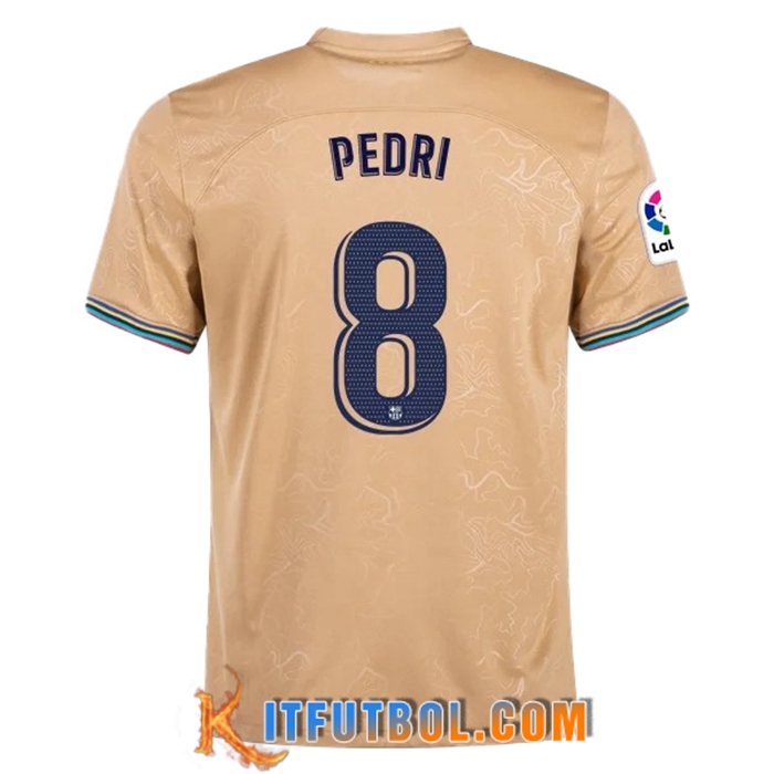 Camisetas De Futbol FC Barcelona (PEDRI #8) 2022/23 Segunda