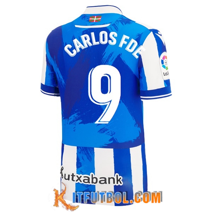 Camisetas De Futbol Real Sociedad (CARLOS FDEZ #9) 2022/23 Primera