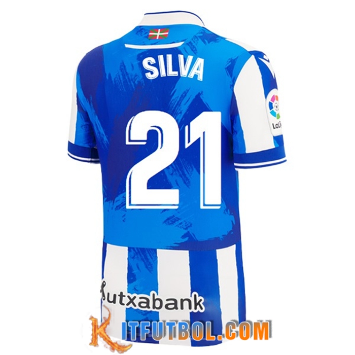 Camisetas De Futbol Real Sociedad (SILVA #21) 2022/23 Primera