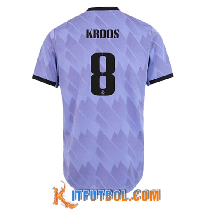 Camisetas De Futbol Real Madrid (KROOS #8) 2022/23 Segunda