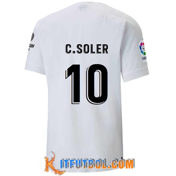 Camisetas De Futbol Valencia (C.SOLER #10) 2022/23 Primera