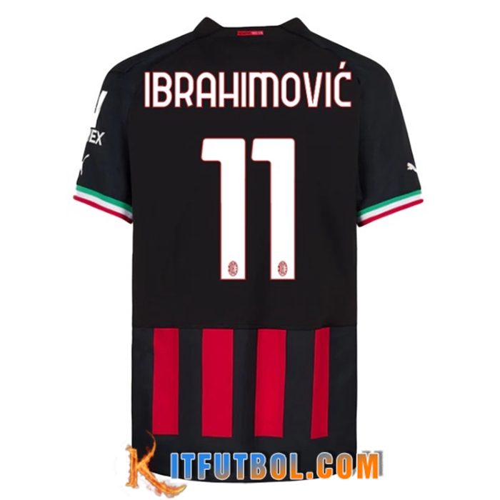 Camisetas De Futbol AC Milan (IBRAHIMOVIĆ #11) 2022/23 Primera