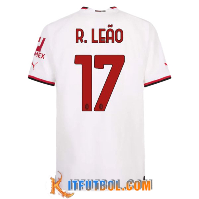 Camisetas De Futbol AC Milan (R. LEÃO #17) 2022/23 Segunda