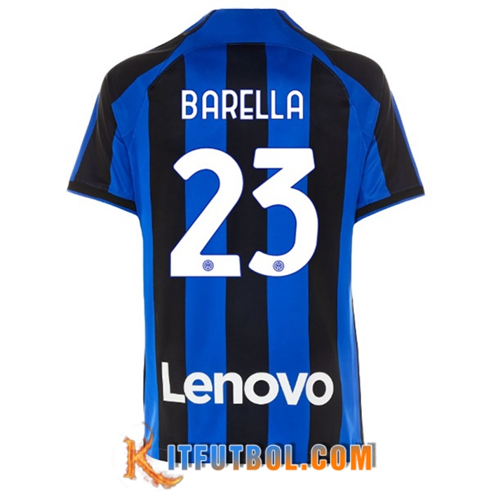 Camisetas De Futbol Inter Milan (BARELLA #23) 2022/23 Primera