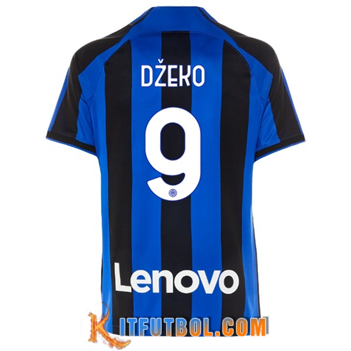 Camisetas De Futbol Inter Milan (DŽEKO #9) 2022/23 Primera