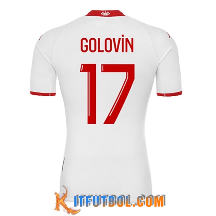 Camisetas De Futbol AS Monaco (GOLOVIN #17) 2022/23 Primera