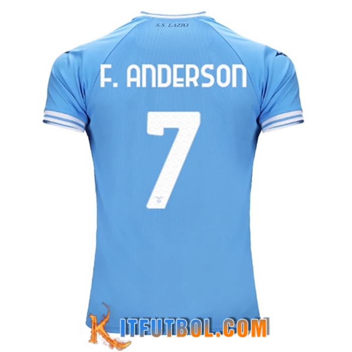 Camisetas De Futbol SS Lazio (F.ANDERSON #7) 2022/23 Primera