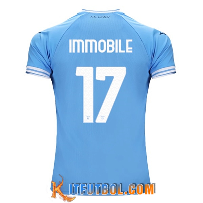 Camisetas De Futbol SS Lazio (IMMOBILE #17) 2022/23 Primera