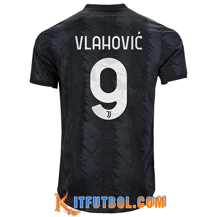 Camisetas De Futbol Juventus (VLAHOVIĆ #9) 2022/23 Segunda