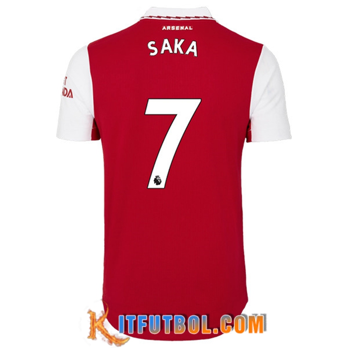 Camisetas De Futbol Arsenal (SAKA #7) 2022/23 Primera