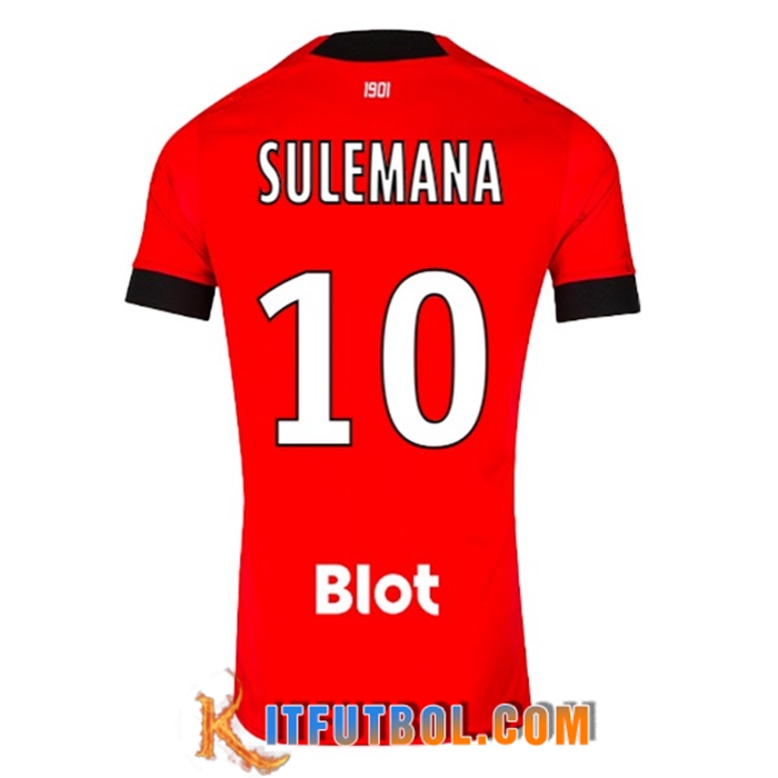 Camisetas De Futbol Stade Rennais (SULEMANA #10) 2022/23 Primera