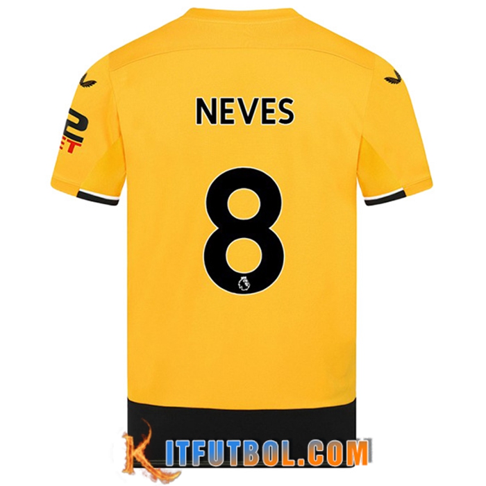 Camisetas De Futbol Wolves (NEVES #8) 2022/23 Primera