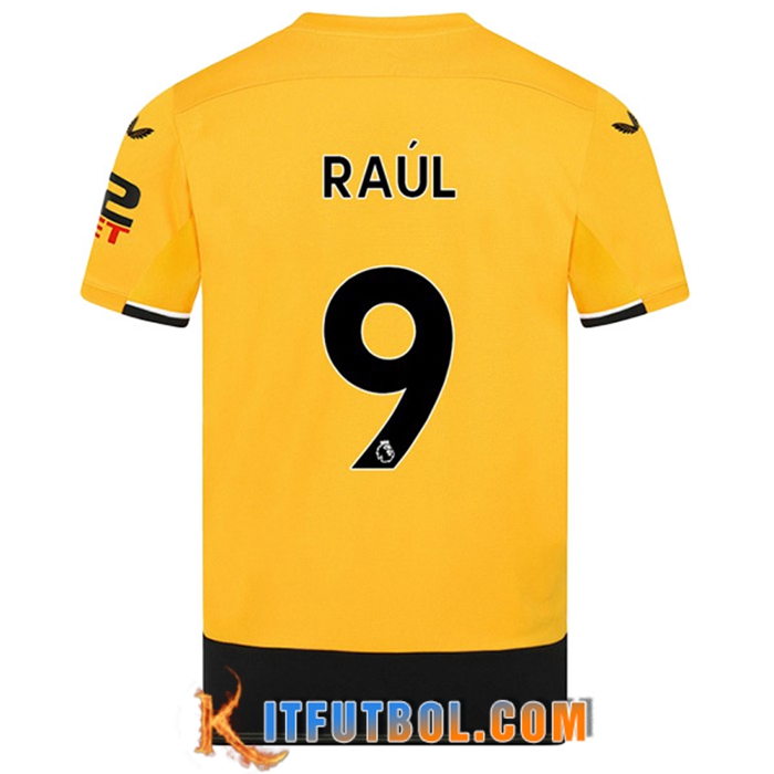 Camisetas De Futbol Wolves (RAÚL #9) 2022/23 Primera