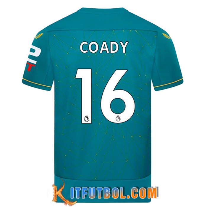 Camisetas De Futbol Wolves (COADY #16) 2022/23 Segunda