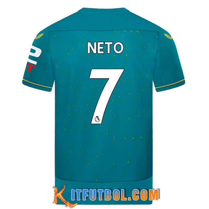 Camisetas De Futbol Wolves (NETO #7) 2022/23 Segunda