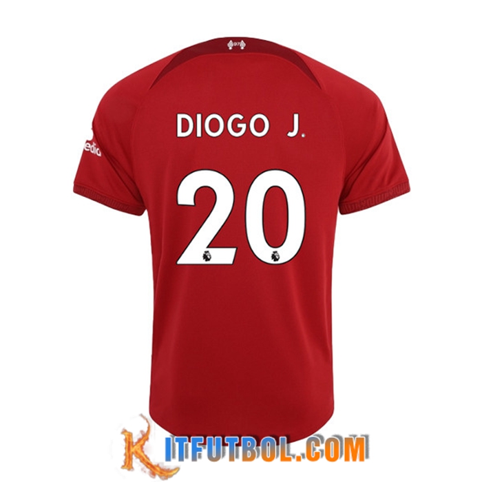 Camisetas De Futbol Liverpool (DIOGO J. #20) 2022/23 Primera