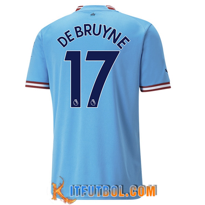 Camisetas De Futbol Manchester City (DE BRUYNE #17) 2022/23 Primera