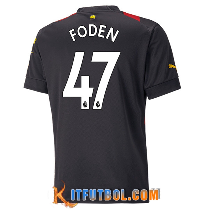 Camisetas De Futbol Manchester City (FODEN #47) 2022/23 Segunda