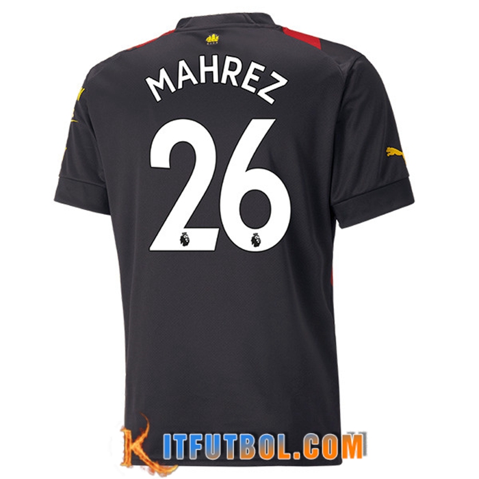 Camisetas De Futbol Manchester City (MAHREZ #26) 2022/23 Segunda