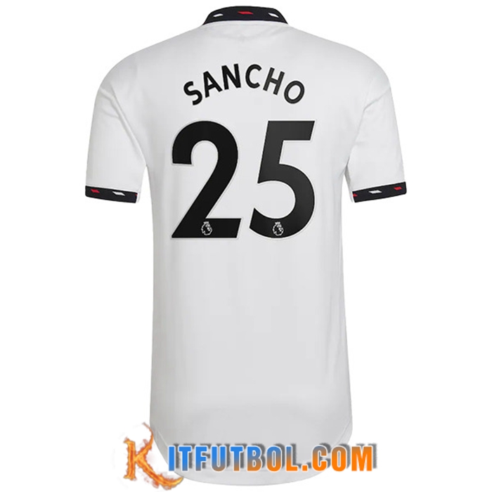 Camisetas De Futbol Manchester United (SANCHO #25) 2022/23 Segunda