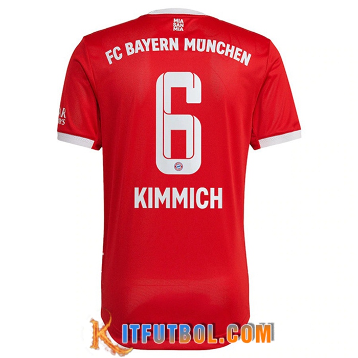 Camisetas De Futbol Bayern Munich (KIMMICH #6) 2022/23 Primera