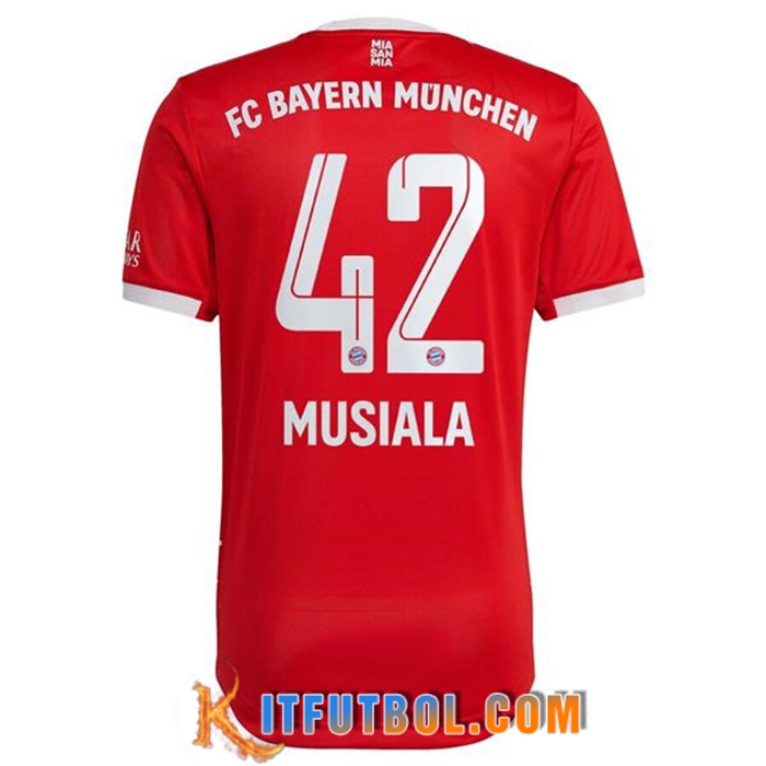 Camisetas De Futbol Bayern Munich (MUSIALA #42) 2022/23 Primera