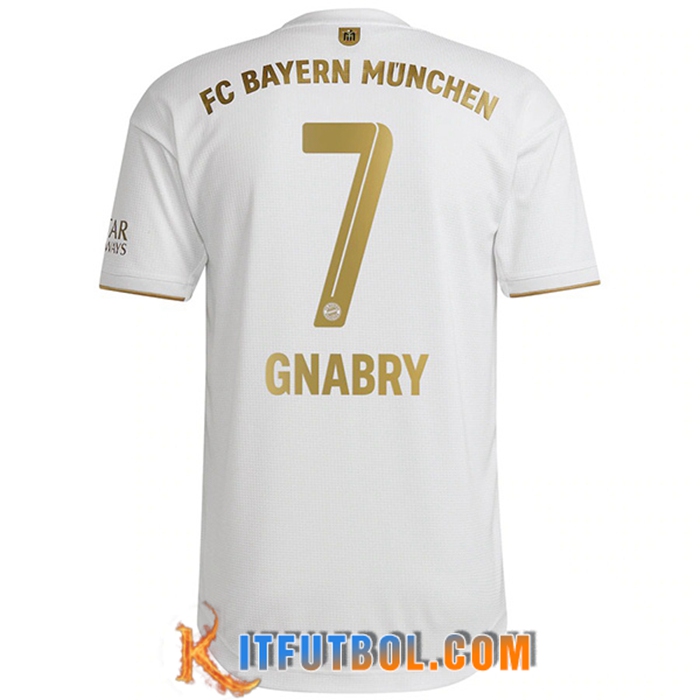 Camisetas De Futbol Bayern Munich (GNABRY #7) 2022/23 Segunda