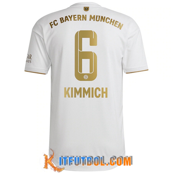 Camisetas De Futbol Bayern Munich (KIMMICH #6) 2022/23 Segunda