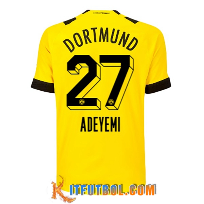 Camisetas De Futbol Dortmund BVB (ADEYEMI #27) 2022/23 Primera