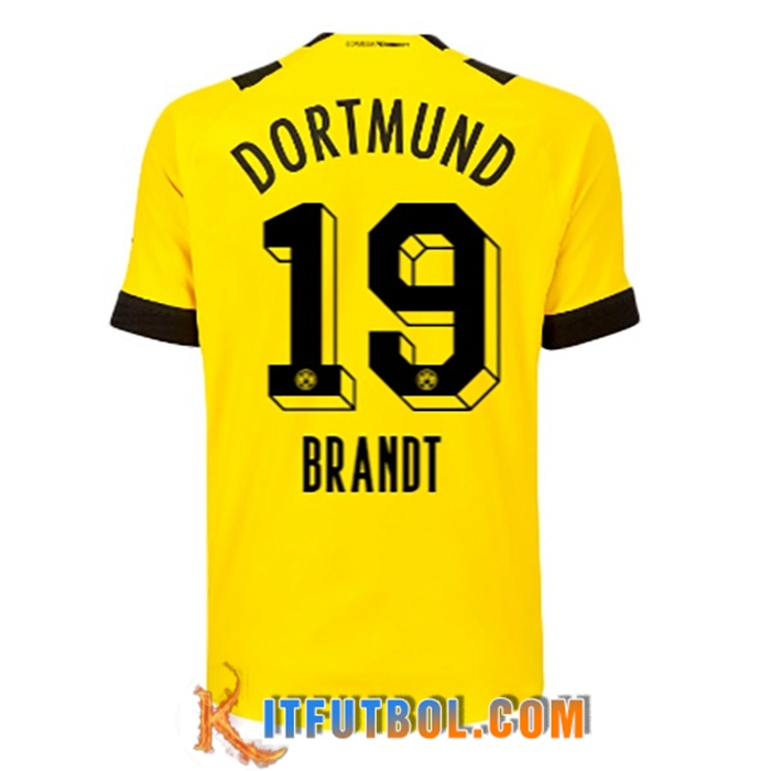 Camisetas De Futbol Dortmund BVB (BRANDT #19) 2022/23 Primera