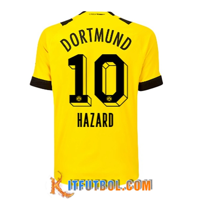 Camisetas De Futbol Dortmund BVB (HAZARD #10) 2022/23 Primera