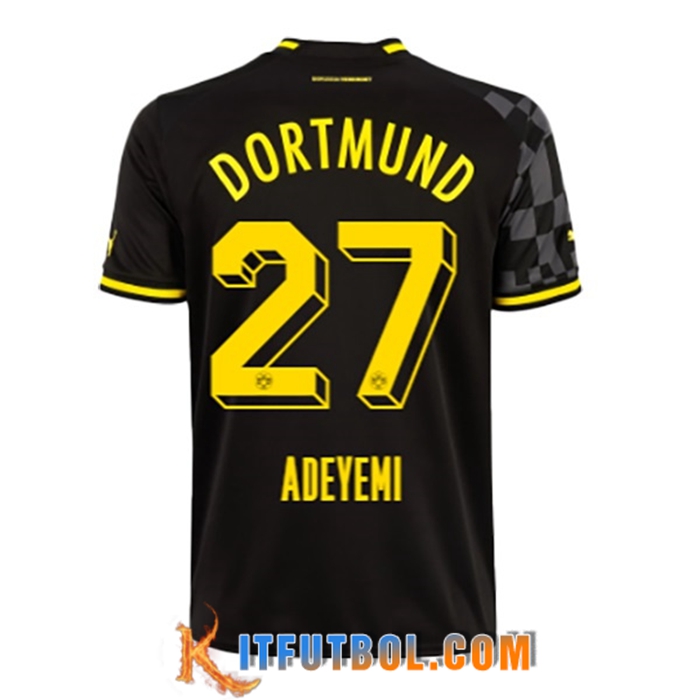 Camisetas De Futbol Dortmund BVB (ADEYEMI #27) 2022/23 Segunda