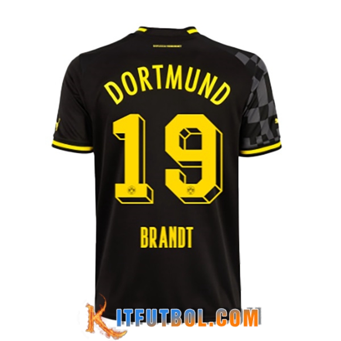 Camisetas De Futbol Dortmund BVB (BRANDT #19) 2022/23 Segunda