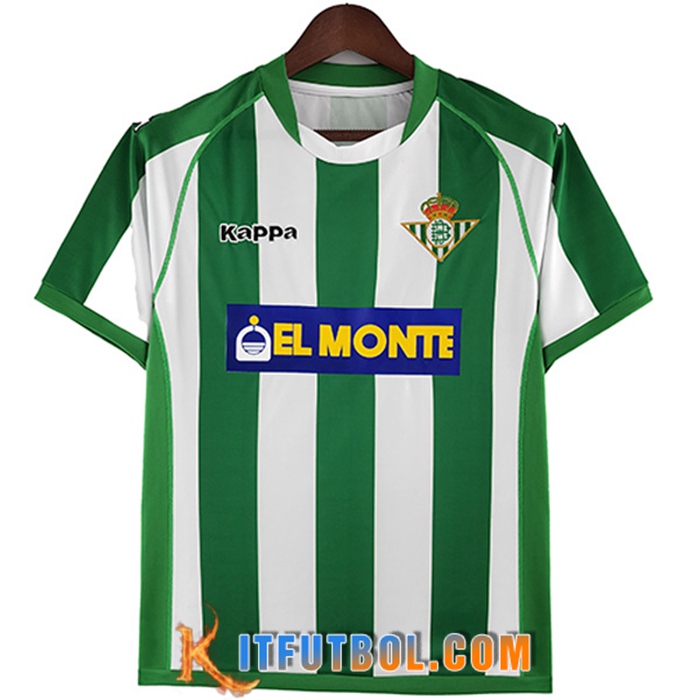 Camisetas De Futbol Real Betis Retro Primera 2001/2002