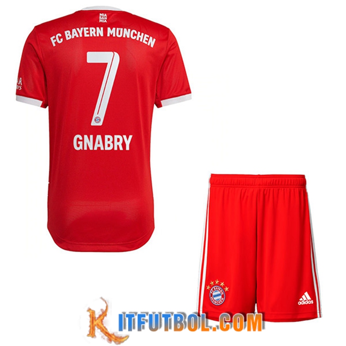 Camisetas De Futbol Bayern Munich (GNABRY #7) Ninos Primera 2022/23
