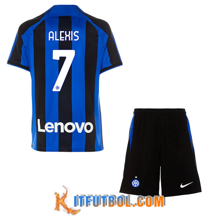 Camisetas De Futbol Inter Milan (ALEXIS #7) Ninos Primera 2022/23