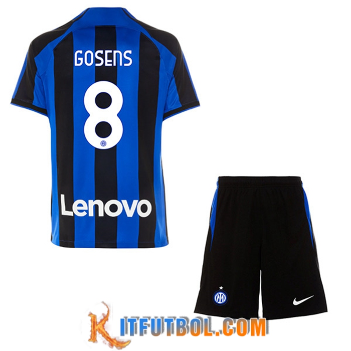 Camisetas De Futbol Inter Milan (GOSENS #8) Ninos Primera 2022/23