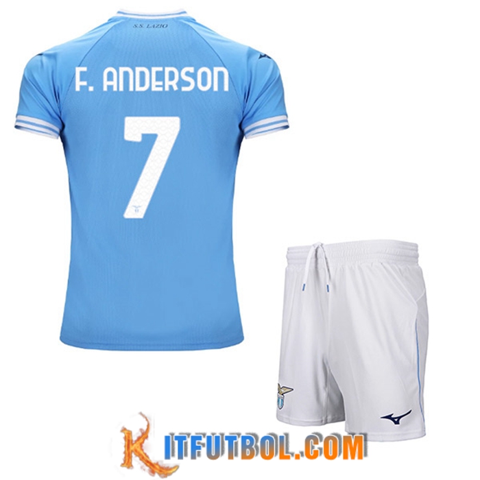 Camisetas De Futbol SS Lazio (F.ANDERSON #7) Ninos Primera 2022/23