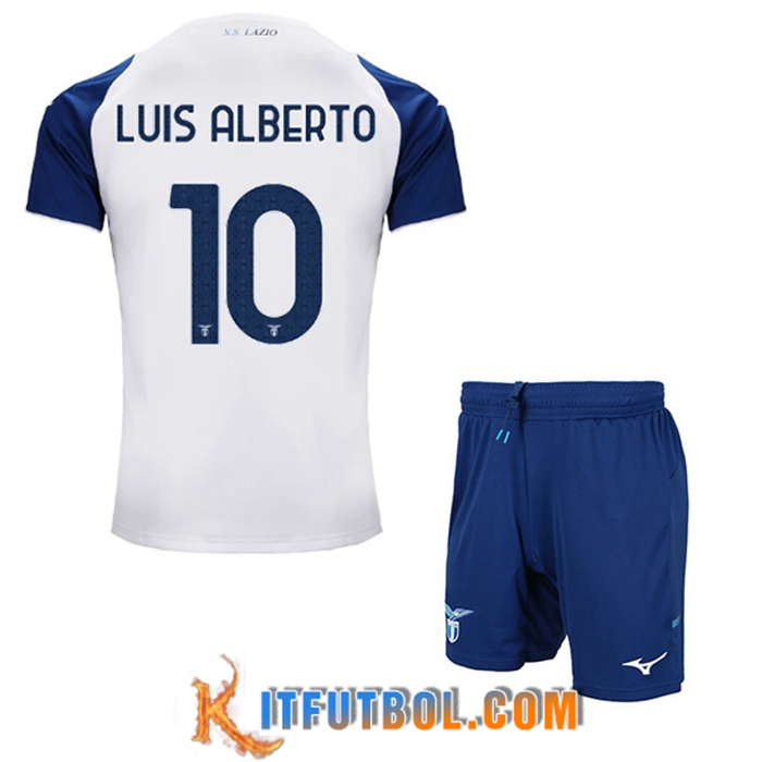 Camisetas De Futbol SS Lazio (LUIS ALBERTO #10) Ninos Tercera 2022/23