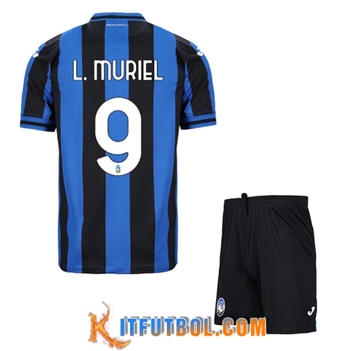 Camisetas De Futbol Atalanta (L.MURIEL #9) Ninos Primera 2022/23