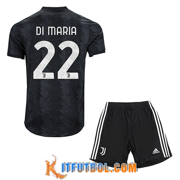 Camisetas De Futbol Juventus (DI MARIA #22) Ninos Segunda 2022/23
