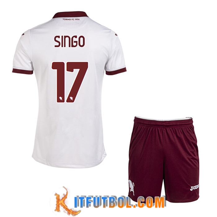 Camisetas De Futbol Torino (SINGO #17) Ninos Segunda 2022/23