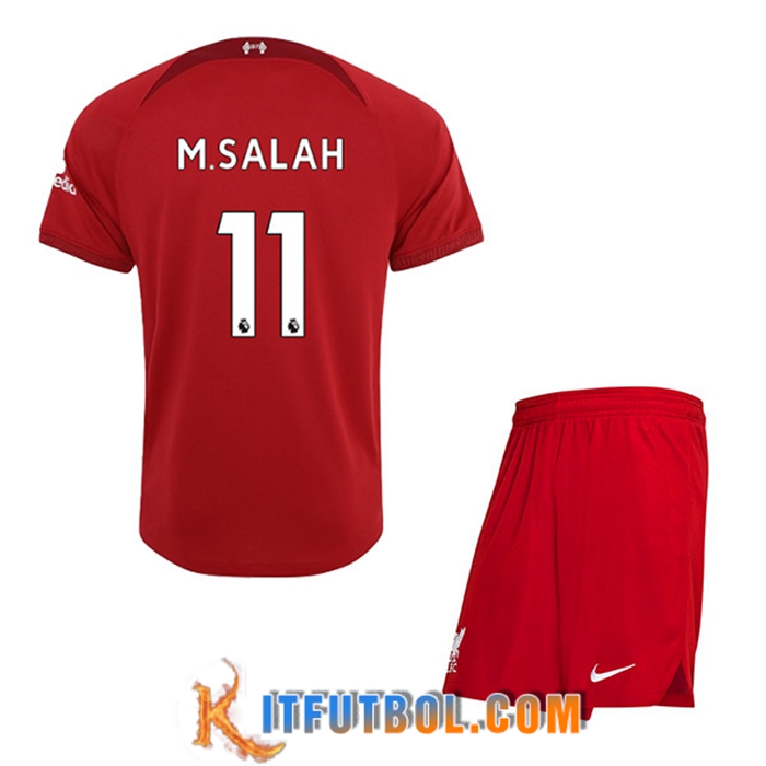 Camisetas De Futbol Liverpool (M.SALAH #11) Ninos Primera 2022/23