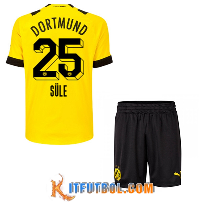 Camisetas De Futbol Dortmund BVB (SÜLE #25) Ninos Primera 2022/23